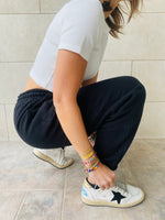 Black Essential Sweat Pants