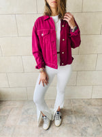 Plum  Denim Jacket