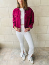 Plum  Denim Jacket