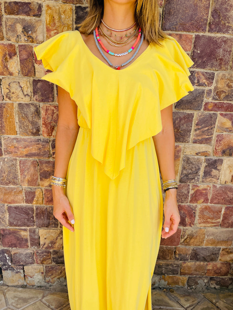 Yellow Sophia Dress