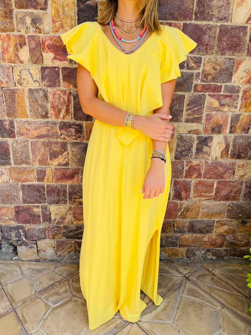 Yellow Sophia Dress