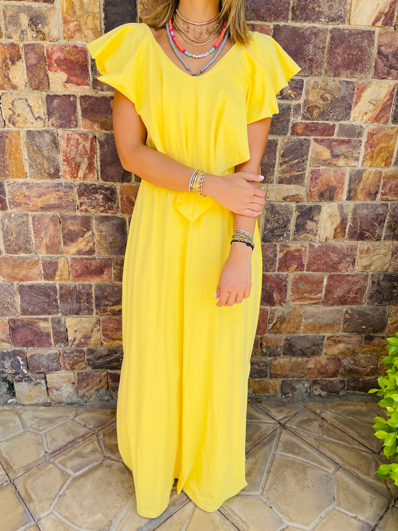 Yellow Sophia Dress