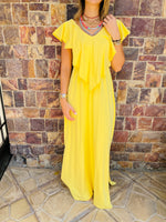 Yellow Sophia Dress