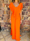 Orange Sophia Dress
