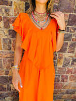 Orange Sophia Dress