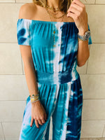 Blue Skies Tie Dye Jumpsuit