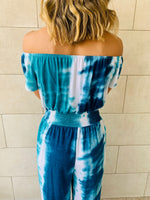 Blue Skies Tie Dye Jumpsuit