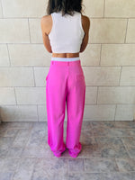 Pink Reversed Lowrise Pants