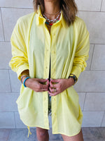 Yellow Side Tie Shirt