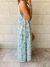 Mint Floral Summer Dress