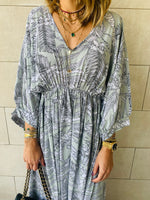Mint Ramadan Floral Dress