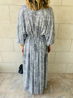 Mint Ramadan Floral Dress