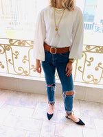 White Luxe Balloon Top