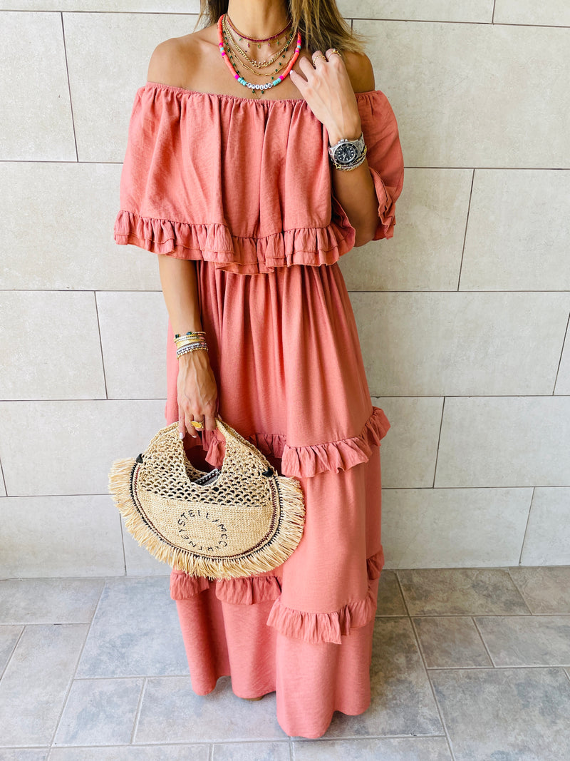 Watermelon Flamenco Dress