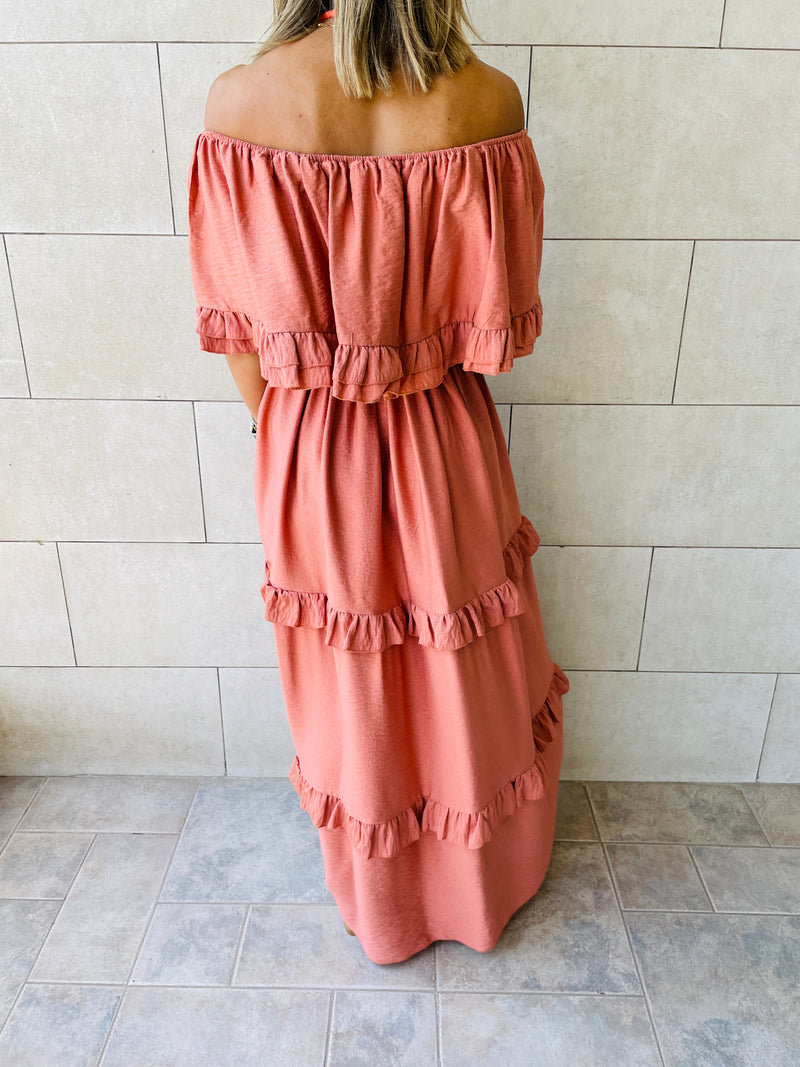 Watermelon Flamenco Dress