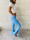 Ripped Flare Denim