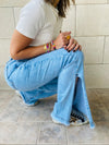 Ripped Flare Denim
