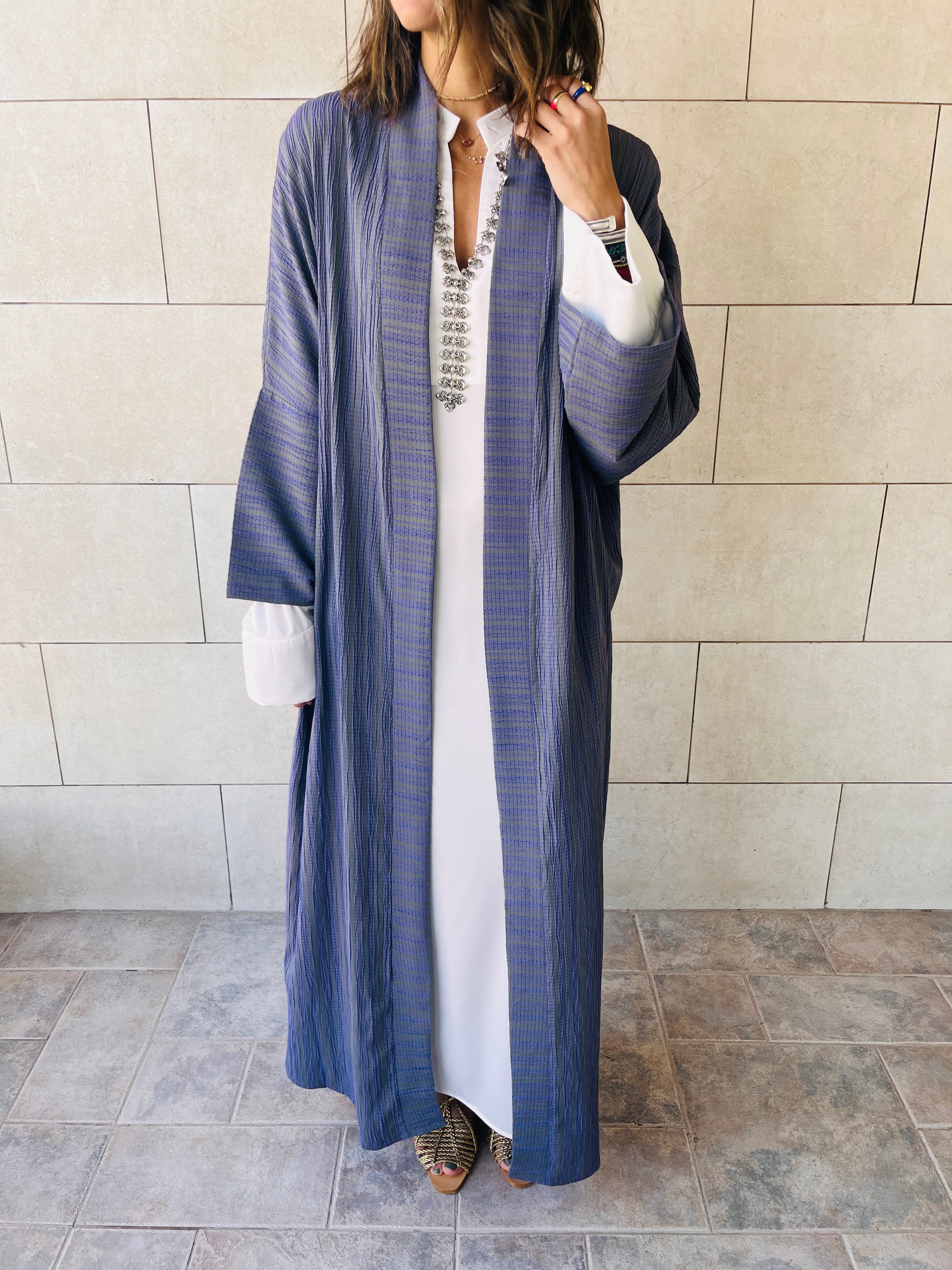 Purple Hippie Lined Kimono