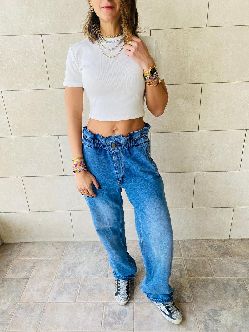 Paperbag Boyfriend Jeans