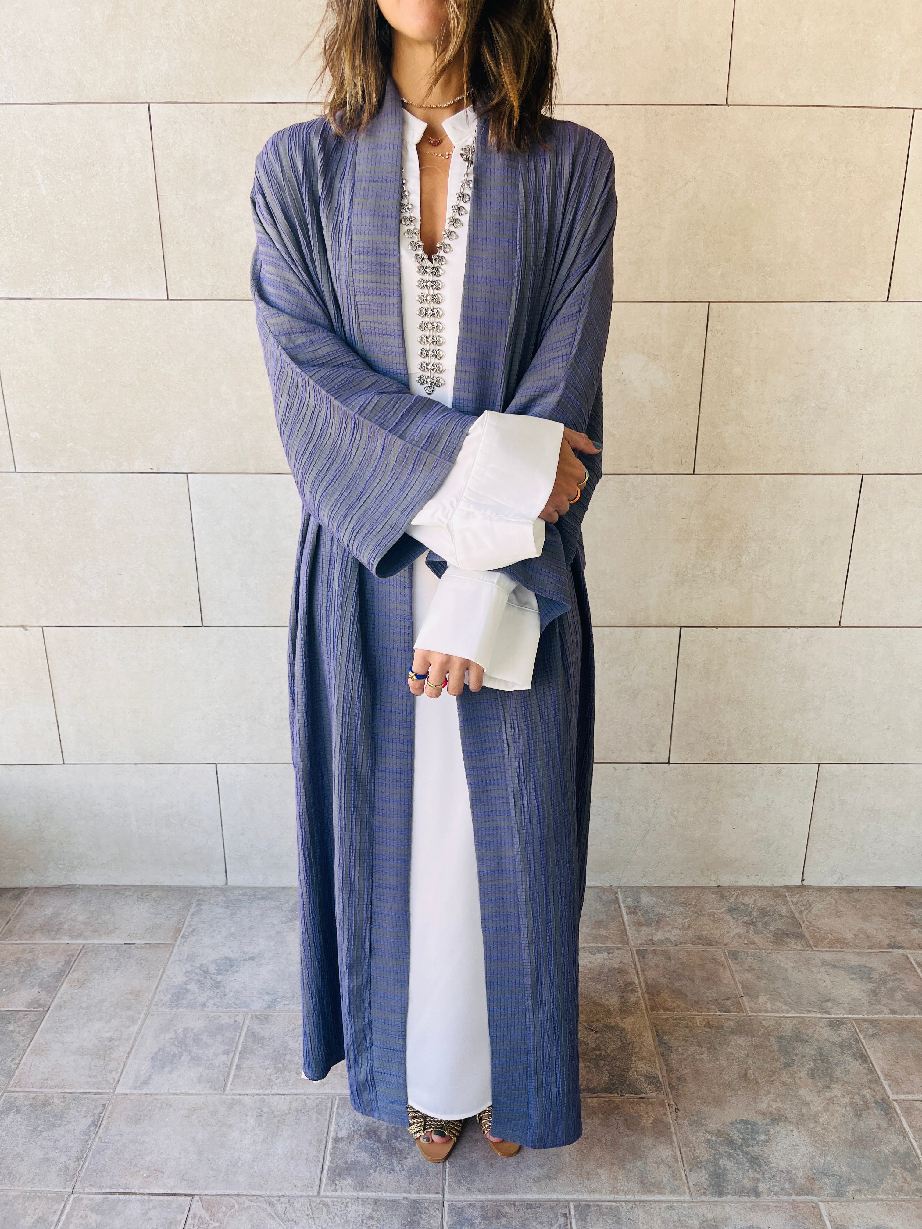 Purple Hippie Lined Kimono