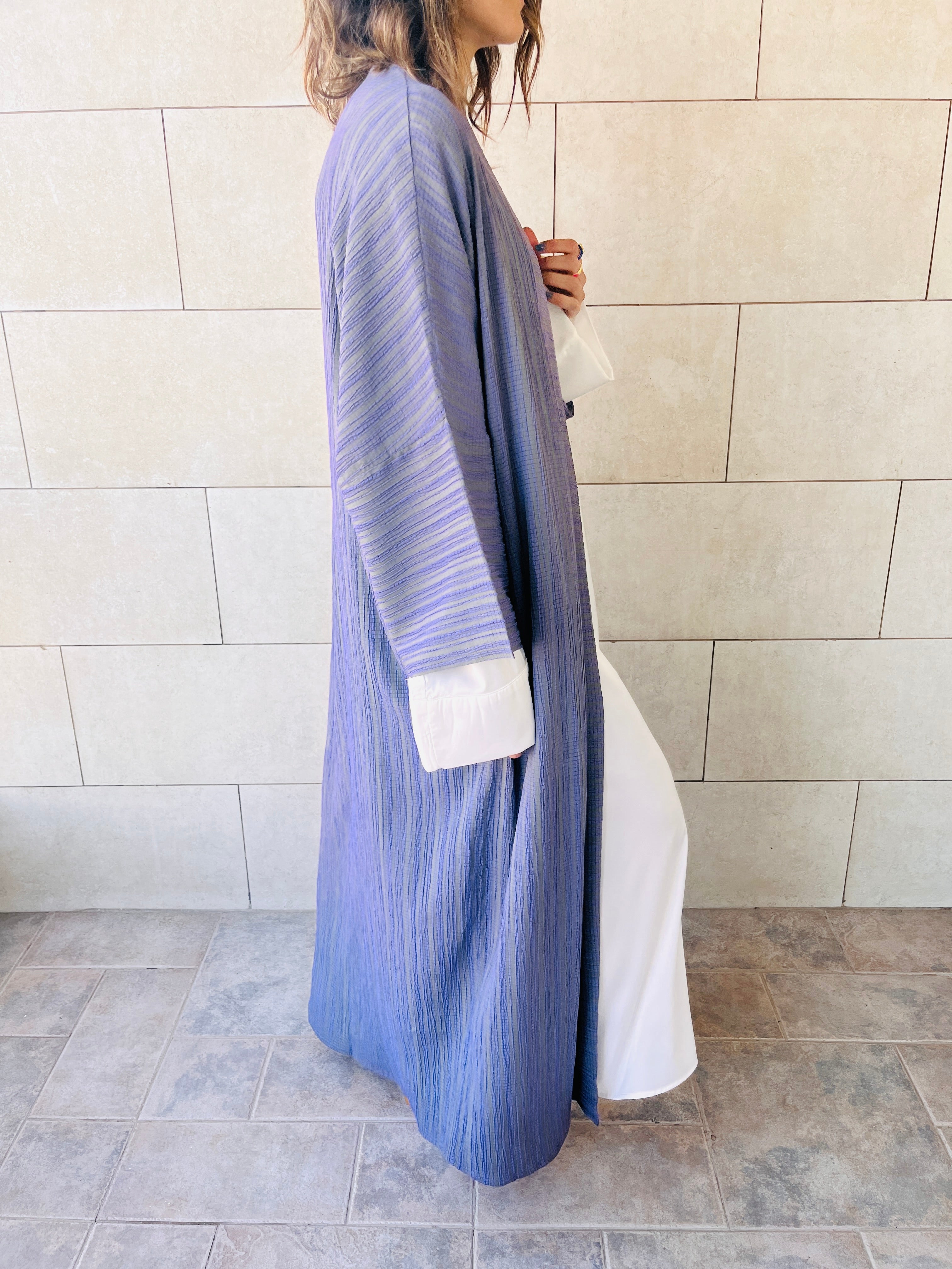 Purple Hippie Lined Kimono