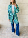 Blues Paisley Robe Kimono
