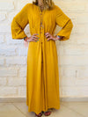 Mustard Dottie Dress