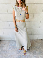 2 Piece Taupe Athena Set