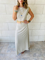 2 Piece Taupe Athena Set