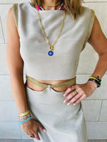 2 Piece Taupe Athena Set