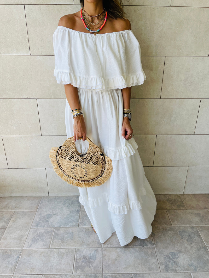 White Flamenco Dress
