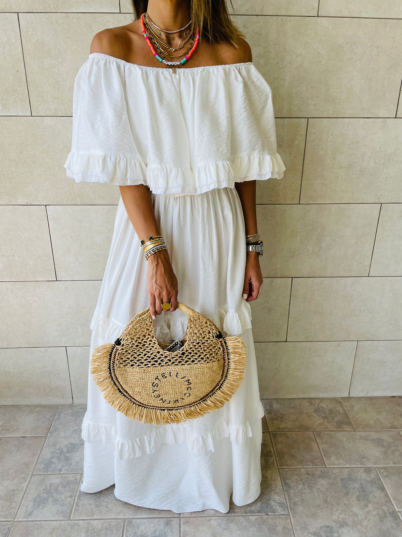 White Flamenco Dress