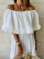White Flamenco Dress