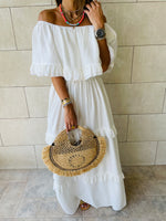 White Flamenco Dress