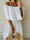 White Flamenco Dress