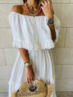 White Flamenco Dress