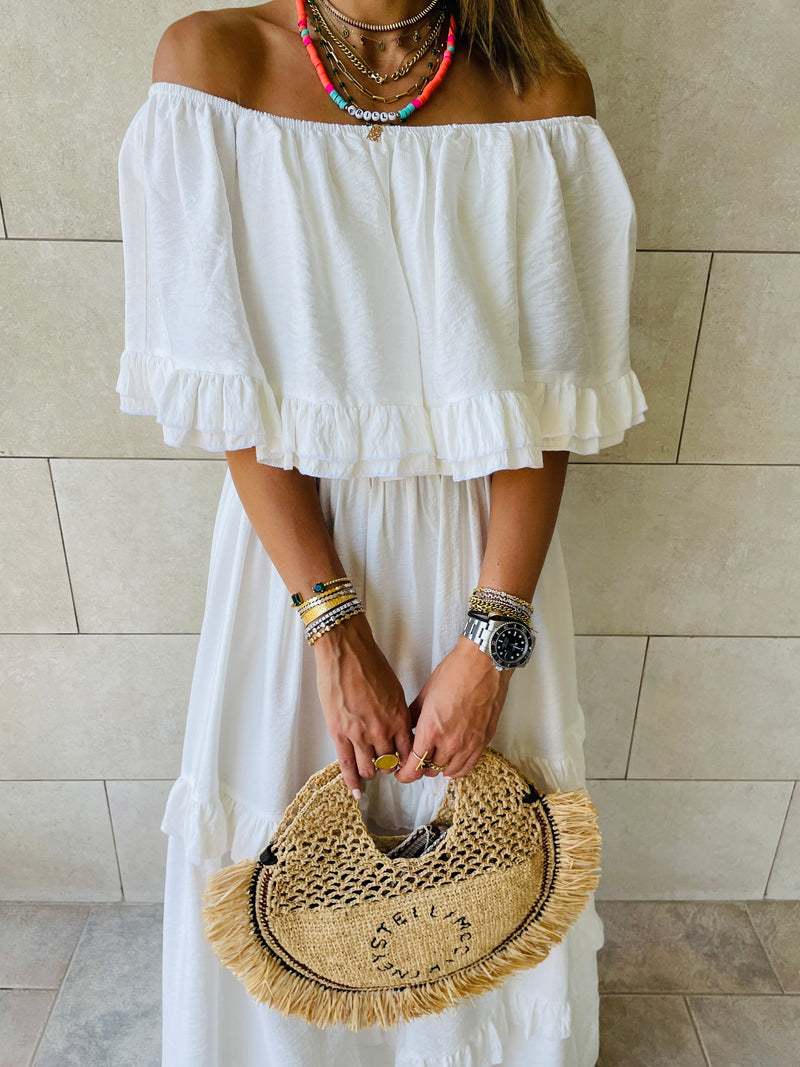 White Flamenco Dress