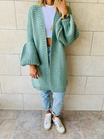 Mint Fluffing Around Cardi