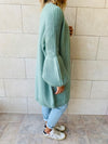 Mint Fluffing Around Cardi