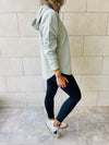 Sage Racer Back Sweatshirt