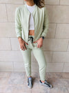 Sage Bomber Set