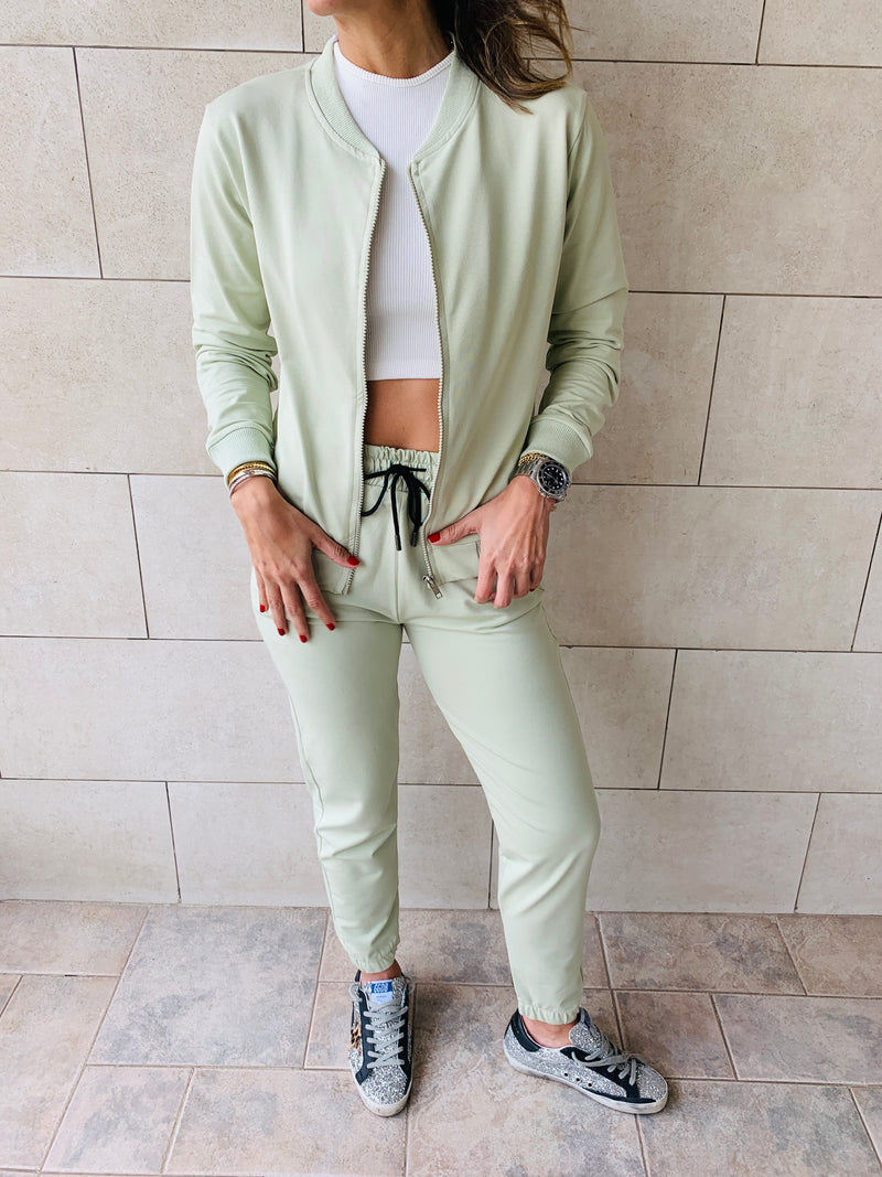 Sage Bomber Set