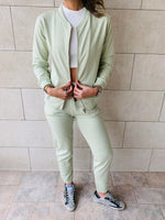 Sage Bomber Set
