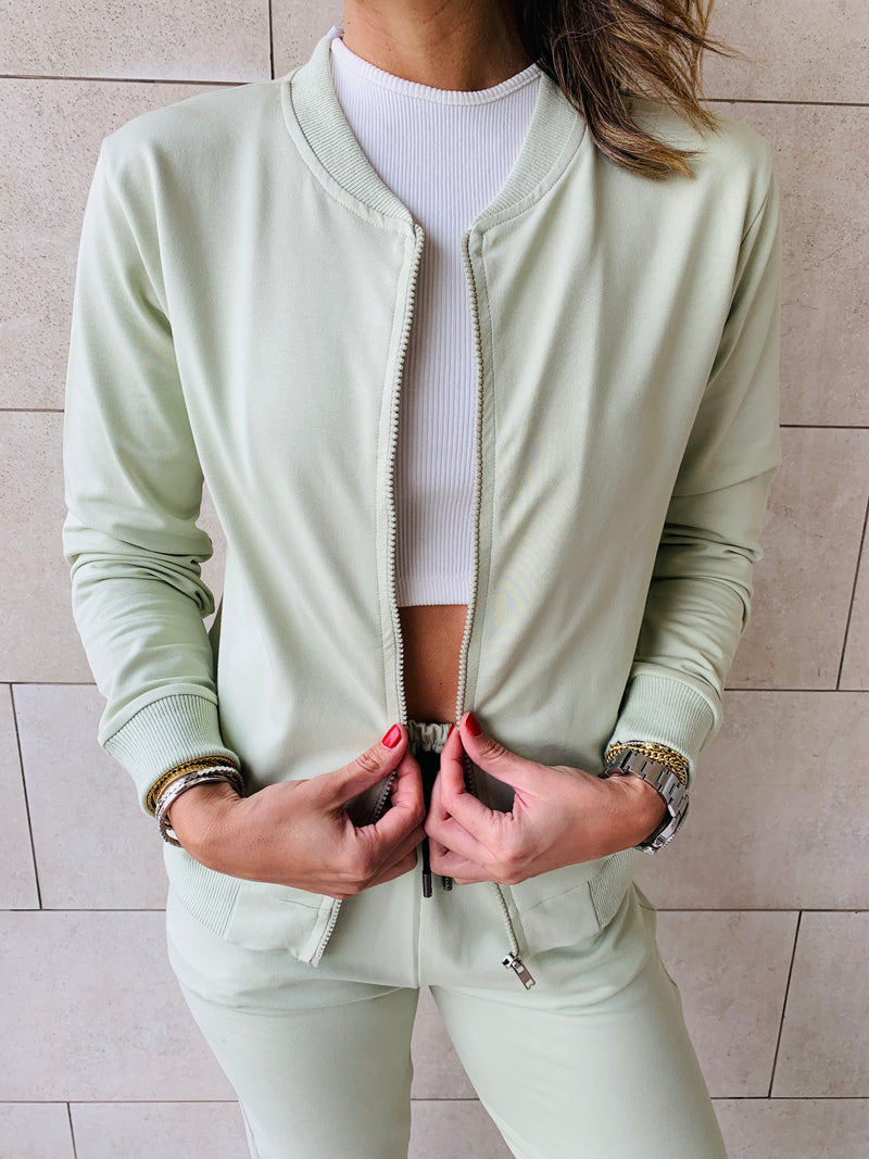 Sage Bomber Set