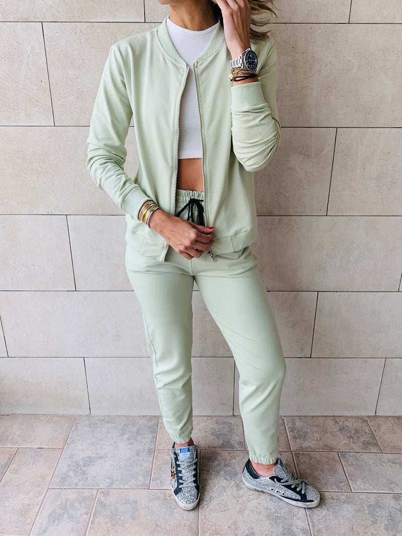 Sage Bomber Set