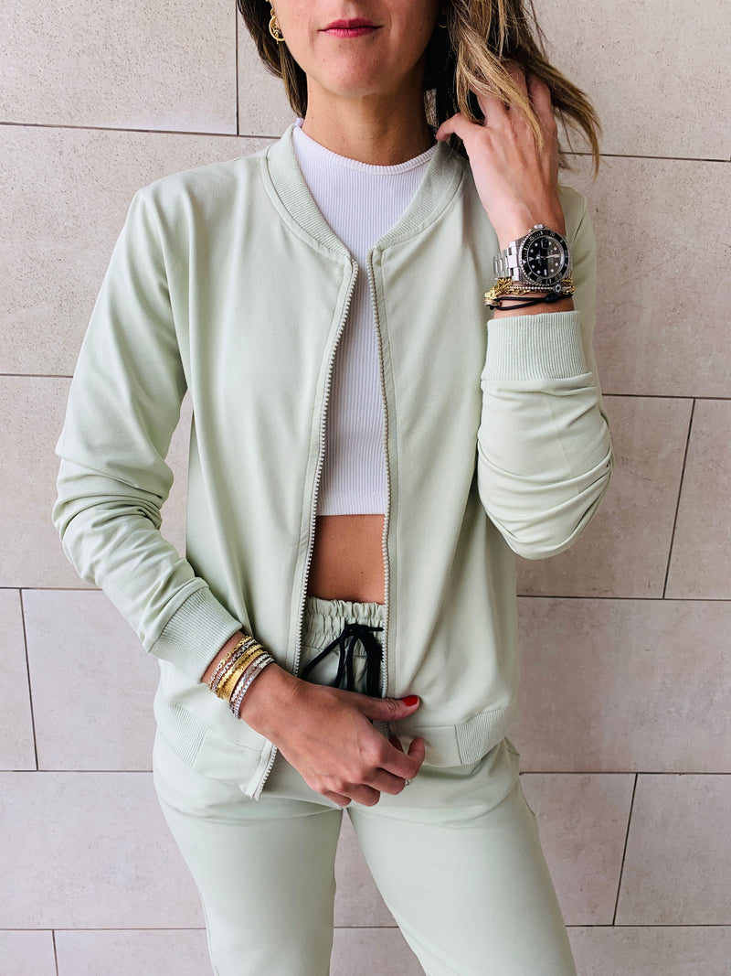 Sage Bomber Set