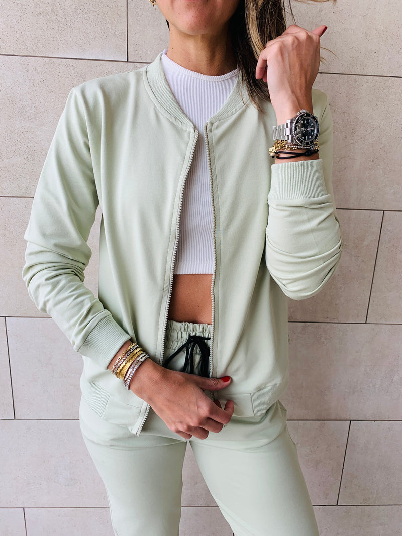 Sage Bomber Set
