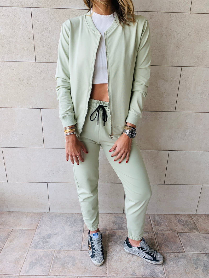 Sage Bomber Set