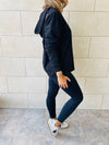 Black Racer Back Sweatshirt