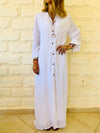 White Dottie Dress